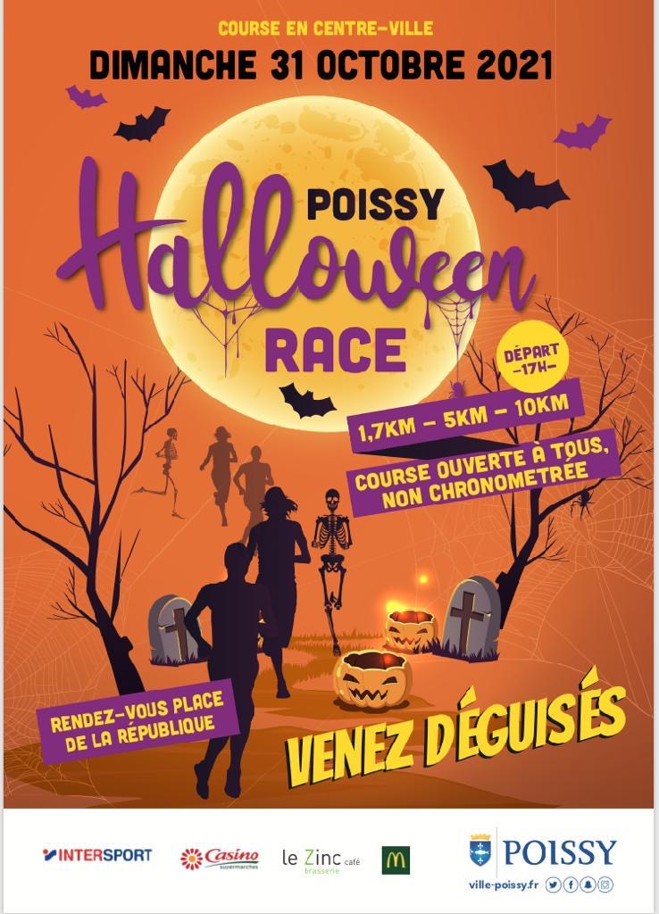 Affiche Poissy Halloween Race